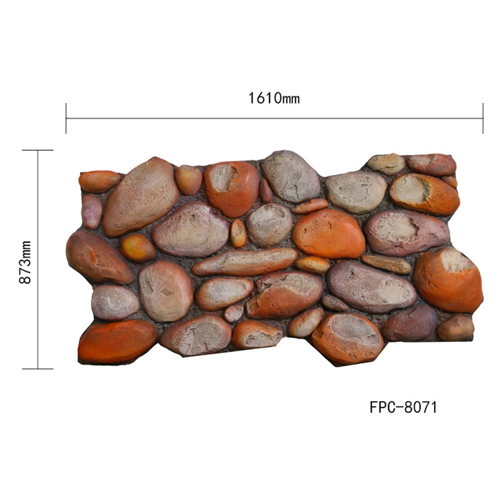 panneau mural en pierre PU