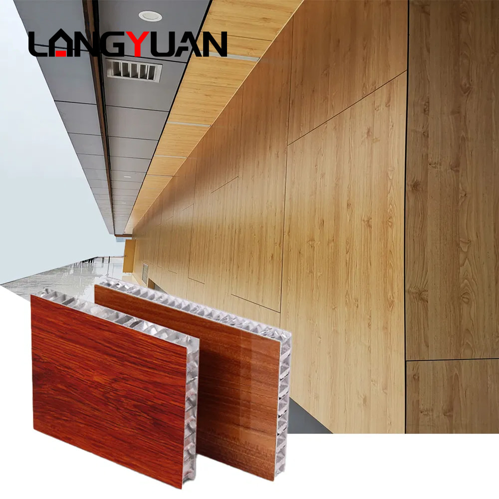 Panneaux en nid d'abeille en aluminium de 18 mm pour armoires et portes de cuisine Usine de panneaux en nid d'abeille en aluminium