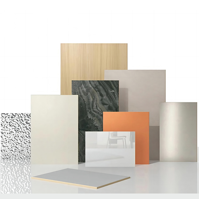 Feuille de cristal de carbone en PVC léger, haute densité, anti-rayures, 5 mm à 8 mm d'épaisseur, pour décoration de salle de bain d'hôtel commercial, panneau mural ignifuge de qualité B1 durable