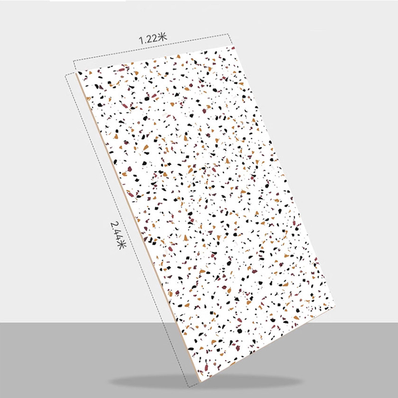 1220mm × 2440mm PVC flexible en plastique alternatif marbre SPC panneau mural et panneau imitation artificielle marbre revêtement UV feuille de marbre PVC