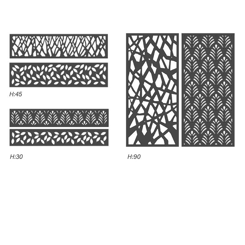 Wood Plastic Composite Wpc Fence Home Garden Courtyard Fence Panels Better Than Vinyl Pvc Fence Waterproof Outdoor Privacy Board Hdpe