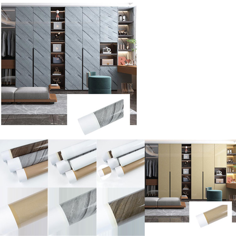 Film de transfert de chaleur en marbre doré, estampage à chaud, Film de décoration de meubles en PVC, feuille de presse sous vide pour porte pour panneau mural WPC panneau UV