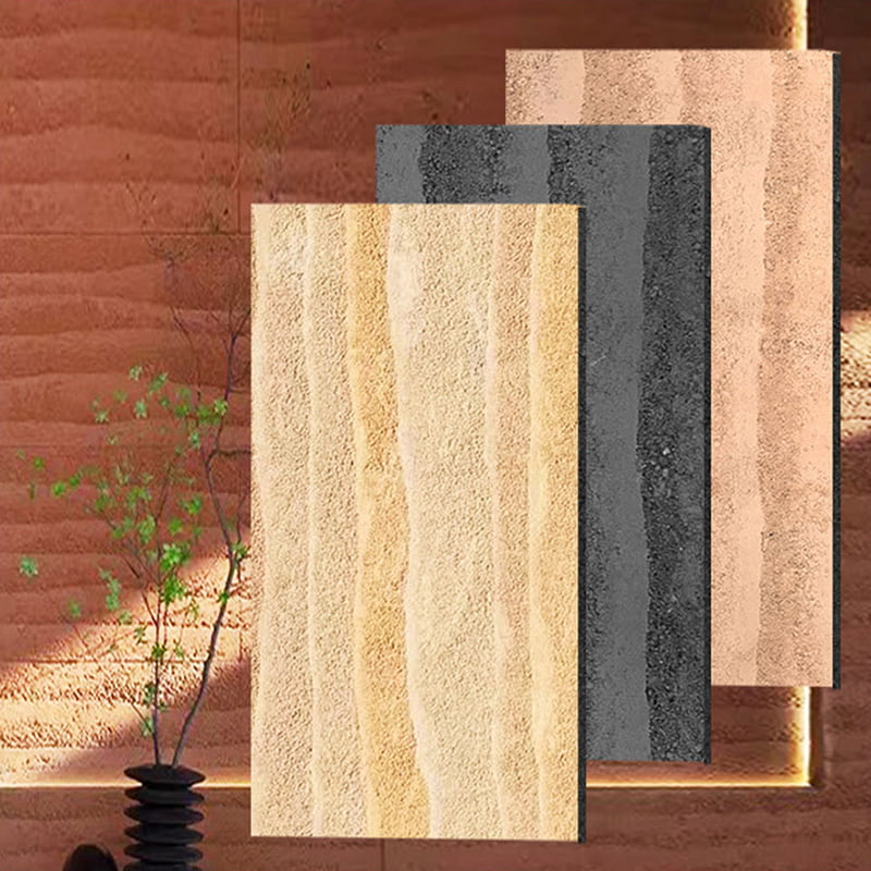 Panneaux muraux légers ignifuges de conception moderne, nouveau matériau, revêtement en pierre souple, carreaux flexibles MCM, revêtement mural en pierre linéaire